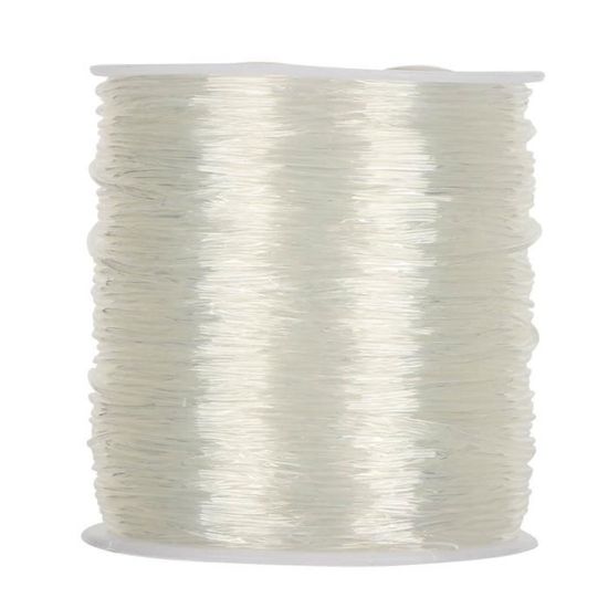 Élastique Plat En Coton 10 Fils - Largeur 8mm - Noir Ou Blanc - Vendu Au Mètre