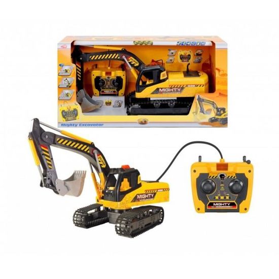 Dickie Toys Remote Control 70cm Mighty Excavator Cdiscount Jeux Jouets