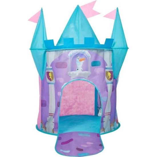 Tente de jeu pop-up château La Reine des Neiges Disney - Bleu - Pour enfant de 2 ans et plus