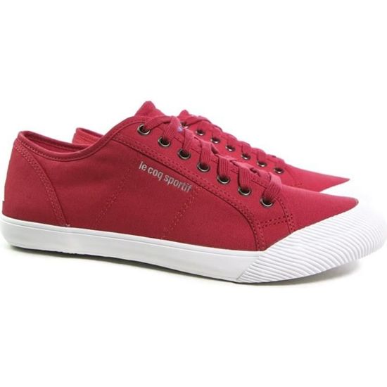 Basket Le Coq Sportif DEAUVILLE SPORT Rouge Cdiscount Chaussures