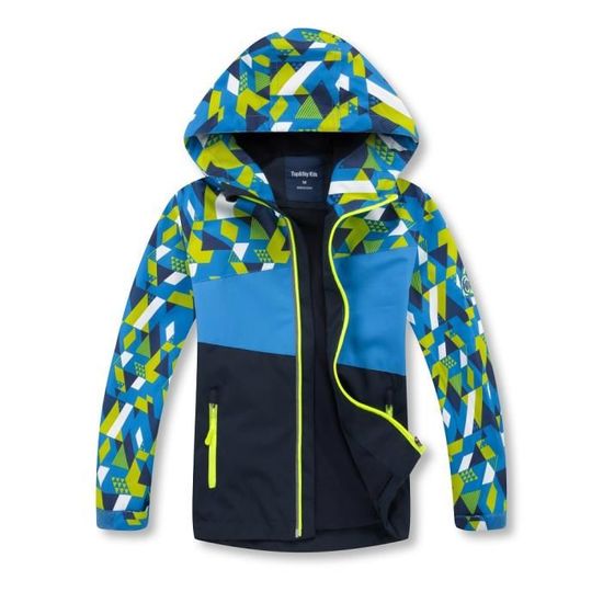Veste Kari Traa Imperméable Et Coupe-vent Avec Capuche - Bleue - Taille M - Occasion Très Bon état