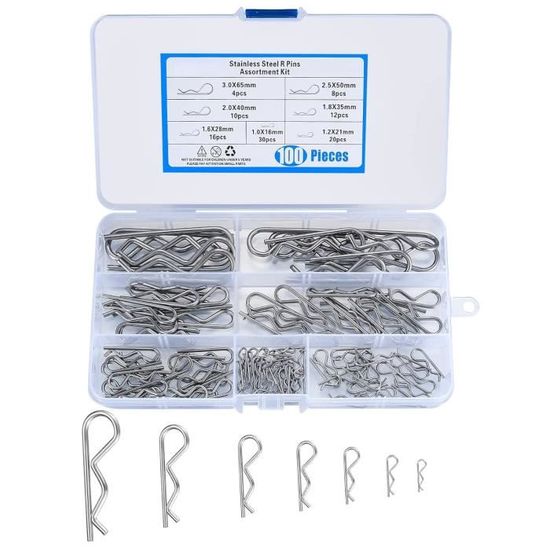 Lot De 140 Clips De Conduite Carburant - 7 Tailles En Nylon - Pour Remplacement Rapide - Boîte De Rangement Pratique