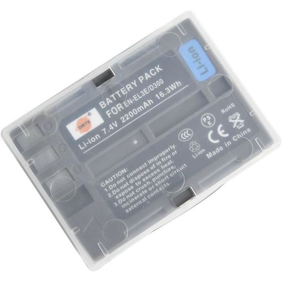 2 Batterie EN-EL3E Compatibili Per Nikon | D30, D50, D70, D80, D90, D200, D300, D700 - Foto 6