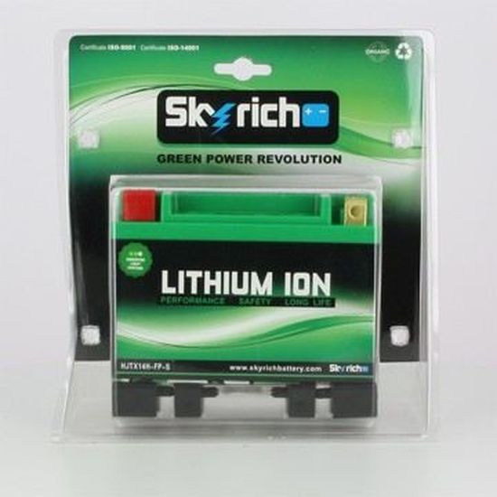 Batterie moto Skyrich Lithium Ion YTX14-BS - Cdiscount Auto