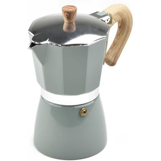 Cafetière Italienne Moka Expresso 3 Tasses Aluminium Outdoor Camping Car Van Maison Gaz Electrique Induction Item 9662781