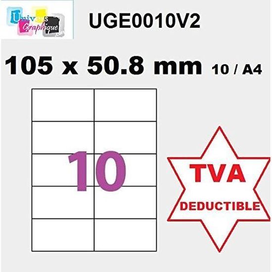 50 Feuilles Adhésives Rose Fluo A4 - 210x297 Mm - Mat Pour Imprimante Laser Et Jet D'encre