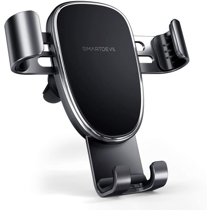 Rotation 360 degrés Support Portable Voiture Support Telephone Voiture Pince Compatible avec Les téléphones de 4,0 à 7,0 Pouces Suport pour Telephone Portable Voiture Support Téléphone Voiture