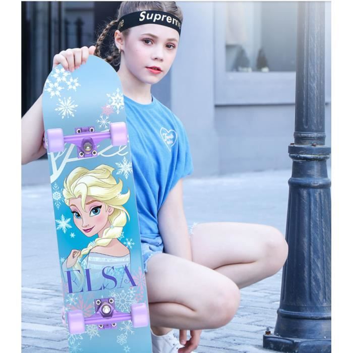 Skateboard Adulte Filles Débutants Ados Pinceau Street Dance Board Boy Double Type de Rocker Scooter à Quatre Roues Professionnel (a