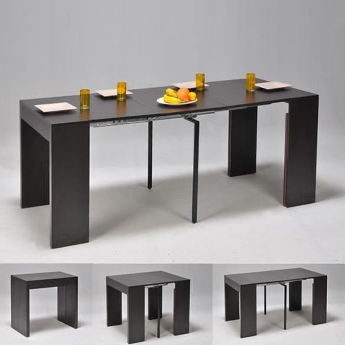 Table extensible NOVA 45-90-135-180 cm / Wengé