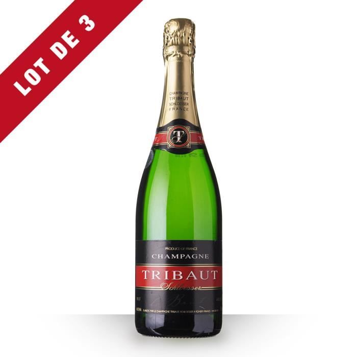 3X Tribaut Schloesser Tradition Brut 75cl (Kosher) - Champagne