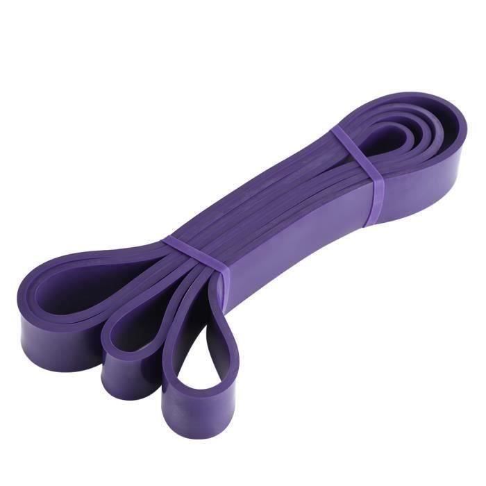 Yoga Bande D'Entraînement En Latex Pour Musculation Etirement Récupération Pilates(Violet)--Dq - HSDCQN-A1912