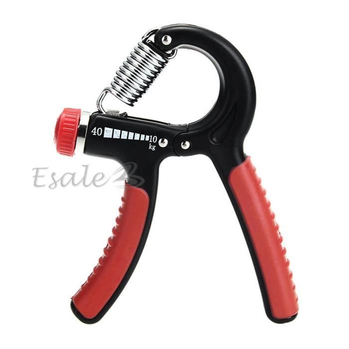 Pince Poignée Musculation Exercice Force Main Doigts Fitness 10-40kg Ajustable