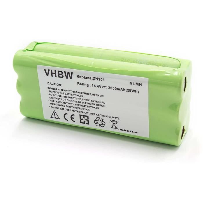 ASPIRATEUR BALAI vhbw NiMH batterie 2000mAh 144V pour robot aspirateur Home Cleaner robots domestiques Dirt Devil M610 M611 M612469
