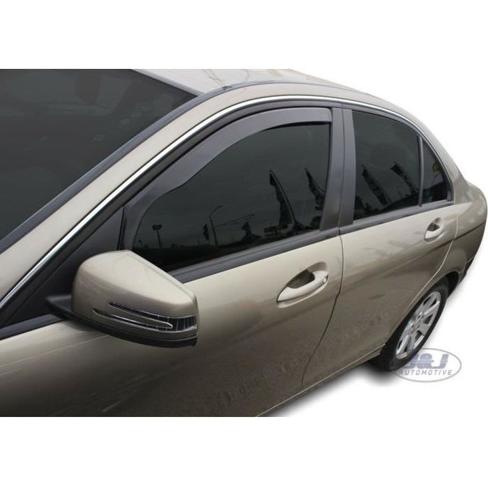 - Deflecteurs d'Air déflecteurs de vent Compatible avec Mercedes C W204 4 Portes 2007-2014 2 pièces