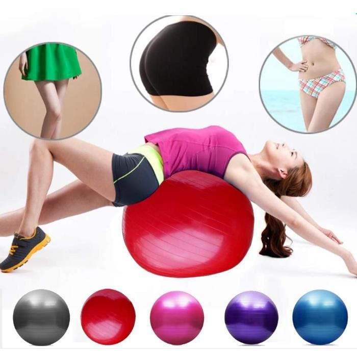 GYM BALL Exercice Gym Yoga Ball 95cm Bureau pour Fitness Balance Anti Burst Slip avec Fitness Yoga Pilates Balance Grossesse Ma1056