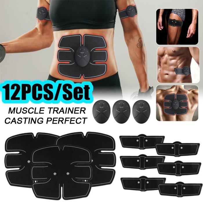 FITNESS STIMULATEUR MUSCULAIRE 6 MODE 12 PCS OFFERTE