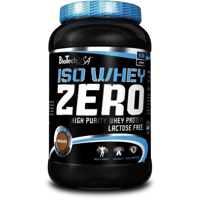 Iso Whey Zero 908g FRAISE Biotech USA Proteine