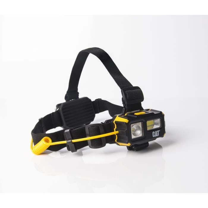 CAT CT4120, Lampe frontale, Noir, Jaune, RoHS, LED, 120 lm, 250 lm