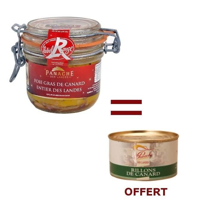 1 Foie Gras Entier 180g Acheté = 1 Rillons OFFERT