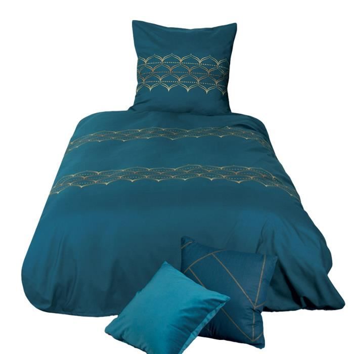 Parure de couette microfibre 72 g-m² 140x200 LOUVE