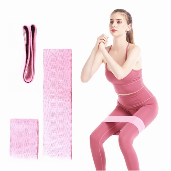 Bande Élastique Fitness Bande de Résistance en Latex Naturel Force pour Hommes et Femmes Musculation Pilates Yoga - moyen 30-50 lb