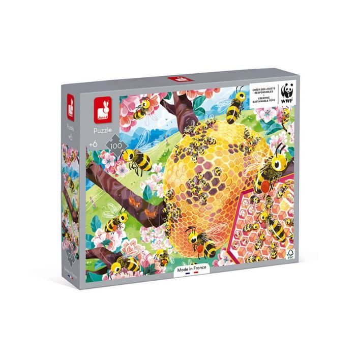 Puzzle Enfant la Vie des Abeilles 100 pièces - Dès 6 ans