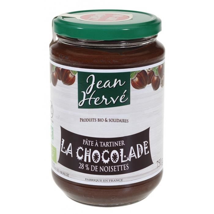 Chocolade noisette-vanille 750gr - Jean Hervé