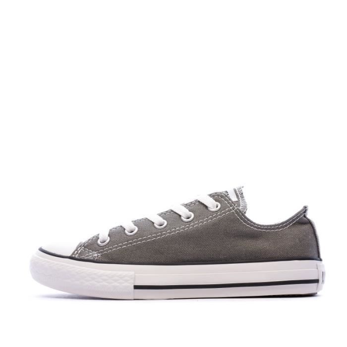 Baskets vert de gris garçon Converse