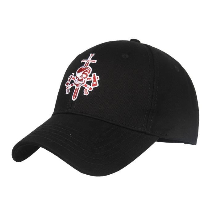 CASQUETTE,T.S.N.K homme femme tactique casquette de course coton armée casquette Sunhat casquette de pêche Snapback - Type BLACK