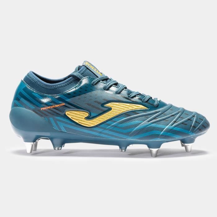Chaussures de football Joma Propulsion 2017 PETROLEO - bleu/doré - 45