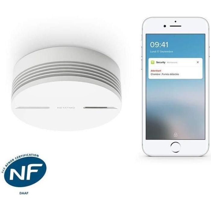 Netatmo Détecteur de Fumée Intelligent