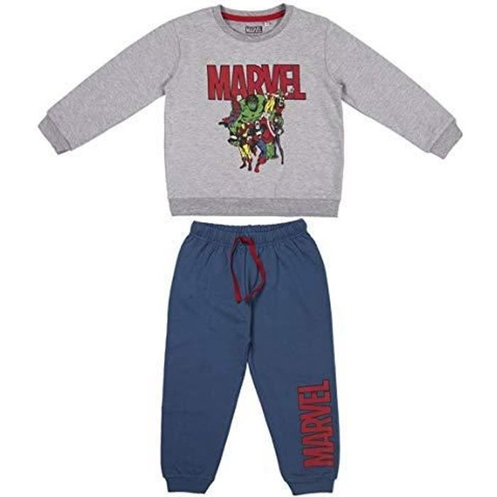 CERDÁ LIFE'S LITTLE MOMENTS 2200006248_T02A-C53 Survêtement 2 pièces The Avengers, Gris Y Azul, 2 Ans Mixte Enfant