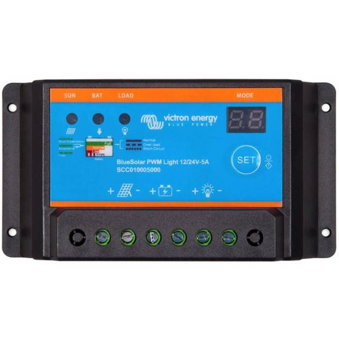 RÉGULATEUR SOLAIRE BLUESOLAR PWM12/24-10AH