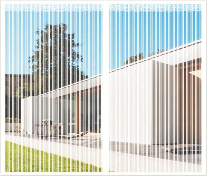 Moustiquaire Porte Fenetre Aimantée Moustique Magnetique, 220x180cm Rideaux Toile Insect Ecran, Rideaux Anti Mouches Pour Porte, Installation Sans Outil Facile, Noir Version Améliorée