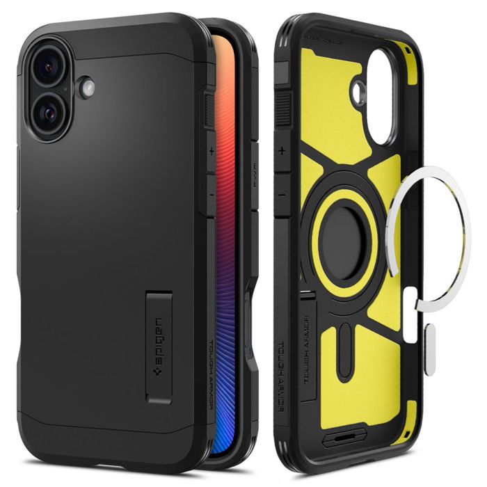 Coque Spigen Tough Armor MagSafe pour iPhone 16 Plus - Black