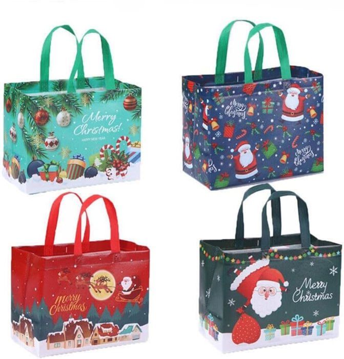 Sacs à Courses Pliables QZDAFFIC Lot De 2 | Cabas Nylon 15kg - Pour Courses, Voyage Ou Plage