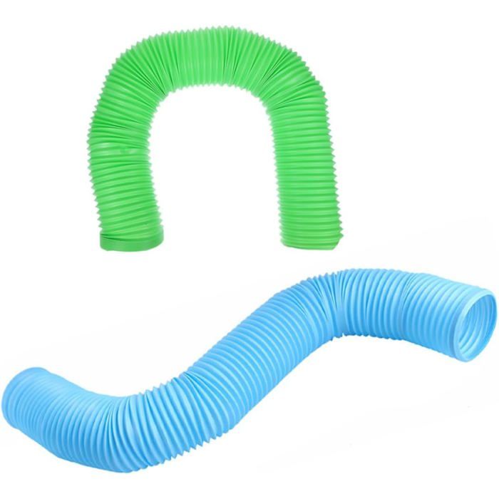 2 Pièces Tunnel Pliable pour Hamsters Accessoires de Jeu Stimulants pour Animaux de Compagnie pour Exploration