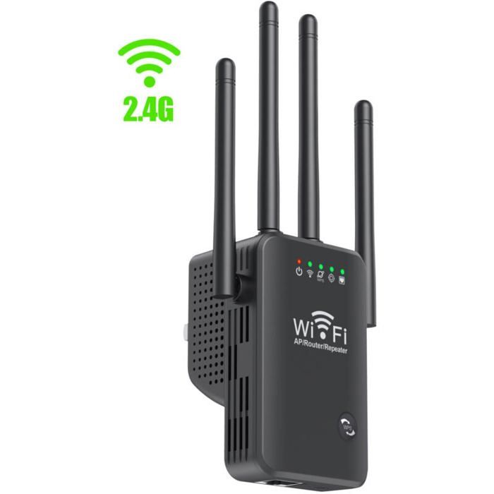 Repeteur Wifi Orange LINKAVENIR Répéteur WiFi 300Mbps - Amplificateur Puissant 2.4GHz, Extender Avec Port Ethernet Routeur Wifi