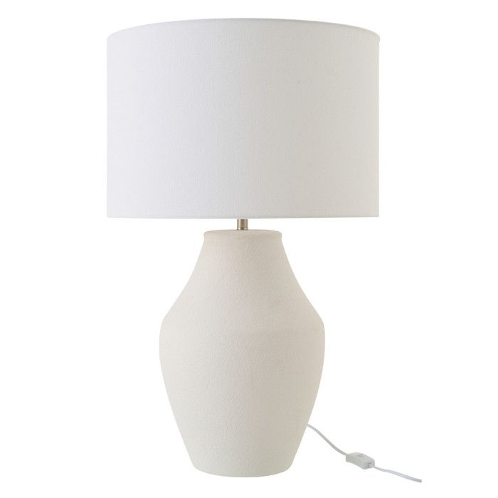 Lampe à Poser en Céramique Henri 72cm Blanc