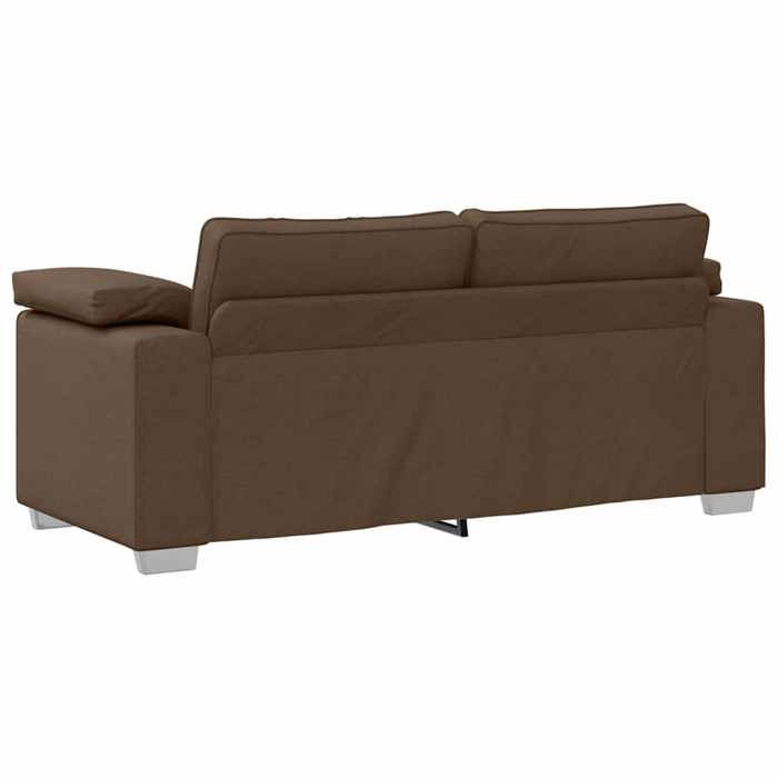 Marron SOFA - Moderne - Canapé 140cm - 2 places - Marron tissu C219