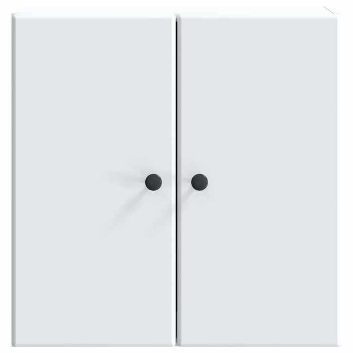 Armoire Murale - Armoire suspendue - pour cuisine - bois dingénierie - blanc - gain de place - 59x31x60 cm znj57v754307
