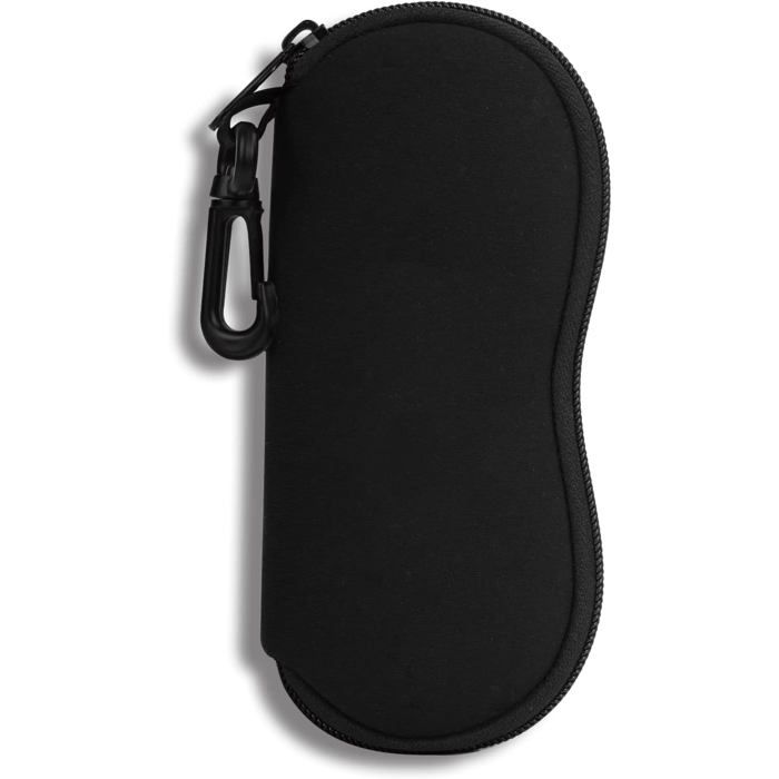 Étui À Lunettes Lunettes De Soleil Pochette Souple Avec Clip De Ceinture Étui À Lunettes Ultra Léger En Néoprène À Fermeture Éclai