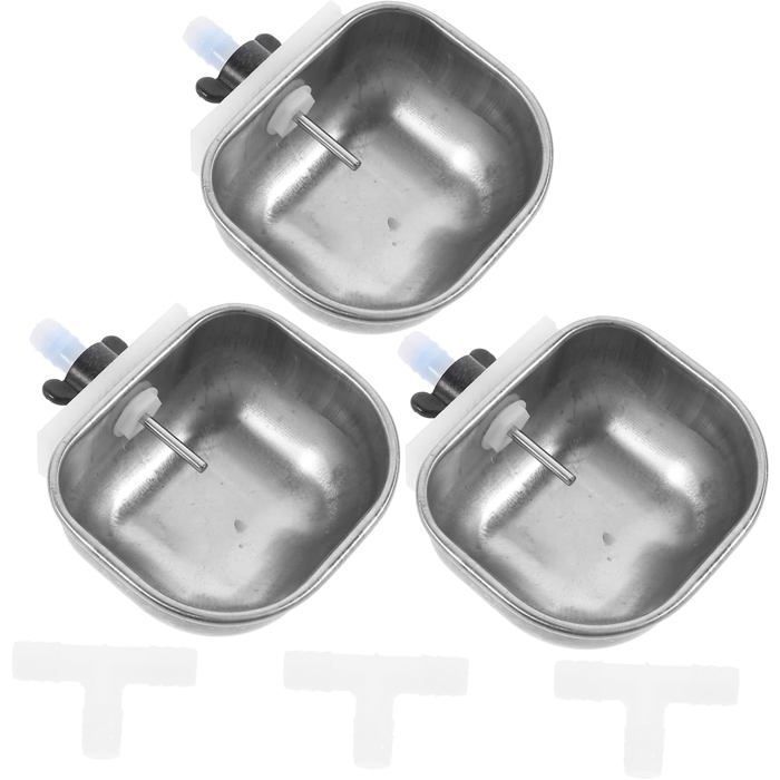 6pièces Distributeur Eau Automatique pour Lapins De Gamelles à Boire Bol Eau pour Petits Animaux Abreuvoir Pratique pour Rongeurs