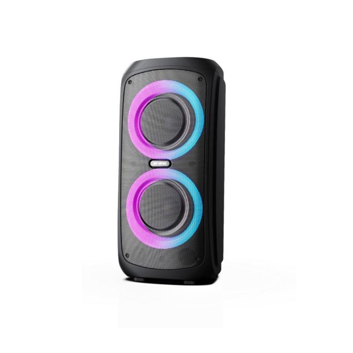Enceinte High Power WE AUROR avec jeux de lumières bluetooth FM télécommande 4 haut-parleurs pour un son à 360 degrés 600W