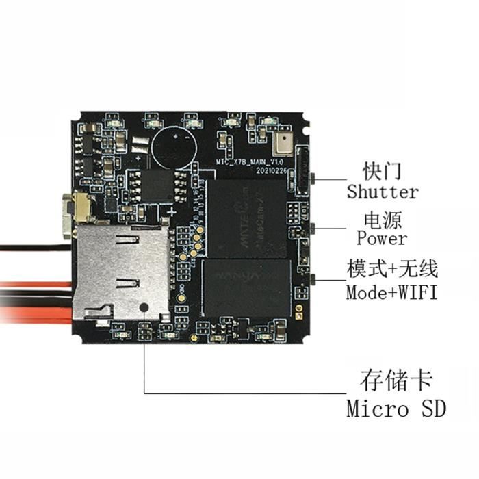 X7 Router Pcb Carte PCB X7 sans carte WiFi-Matecam-Mini caméra USB avec Wi-Fi sans ...
