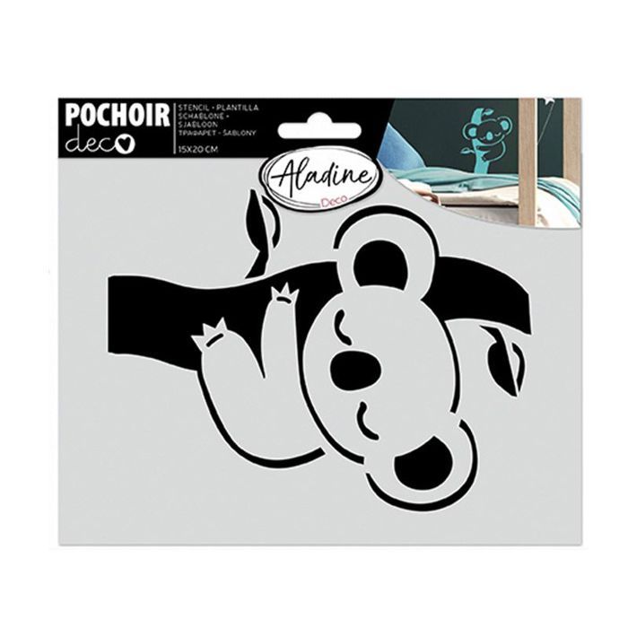 Pochoir 15x Cm Aladine Bebe Koala Cdiscount Jeux Jouets Pochoir 15x Cm Aladine Bebe Koala Cdiscount Jeux Jouets