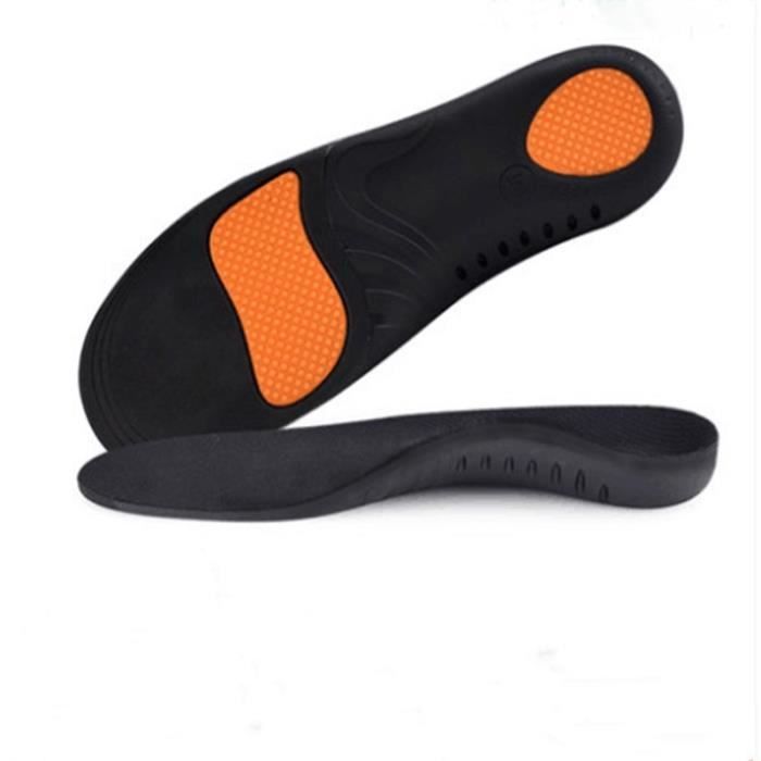 1 paire de semelles orthopédiques en gel en forme de U pour talon de sport
