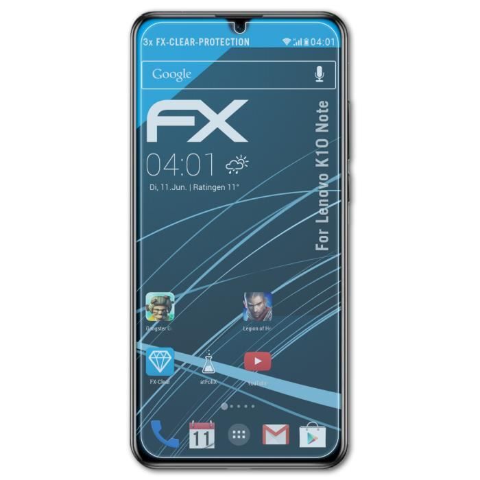 Lot De 2 Protecteurs D'écran AtFoliX Pour Lenovo ThinkPad P1 Gen 4 - Transparent - Anti-rayures