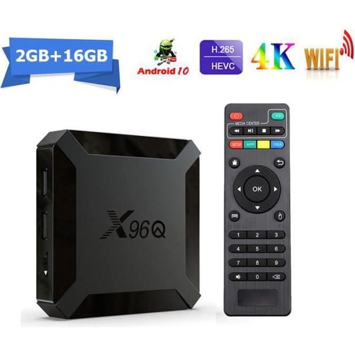 Box TV Android X96Q - X96Q Allwinner H313 - 4K Ultra HD H265