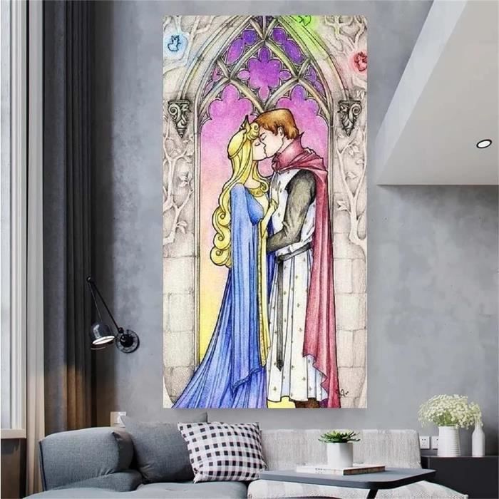 Kit Peinture Diamant 5D - Motif Vache Dessin Animé Pour Adultes - Dimensions 30x40 Cm - Neuf